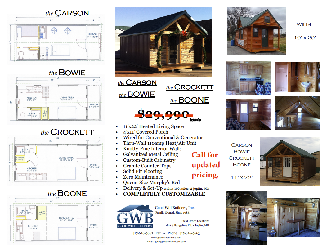 Cabin Brochure Page 2